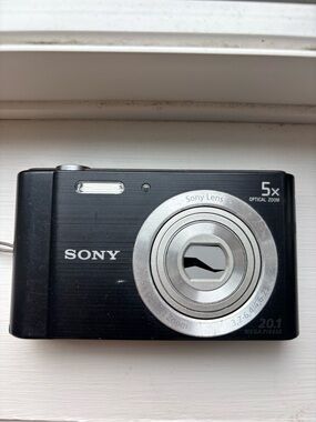 TESTED Sony Cyber-shot DSC-W800 20.1MP Digital Digicam Camera - Black